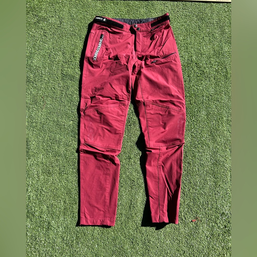 burgundy dharko gravity hiking pants